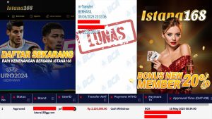 Bukti Kemenangan WD IDR 1.200.000 | Intanbet