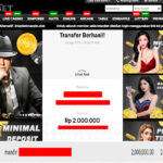 Bukti Kemenangan WD IDR 2.000.000 | Intanbet